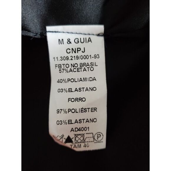 M & Guia Black Skirt Size 40 EUC - Picture 3 of 5